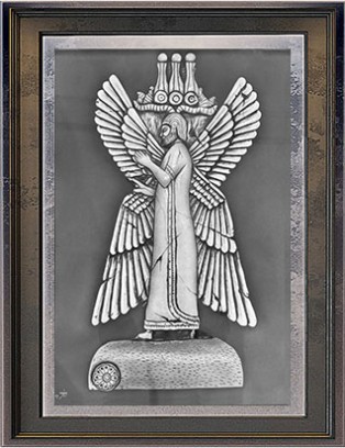 The Wings of Eternity – Charcoal Art